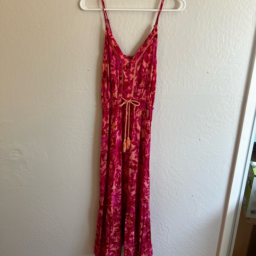 Miracle Vibrant Pink and Red Dress